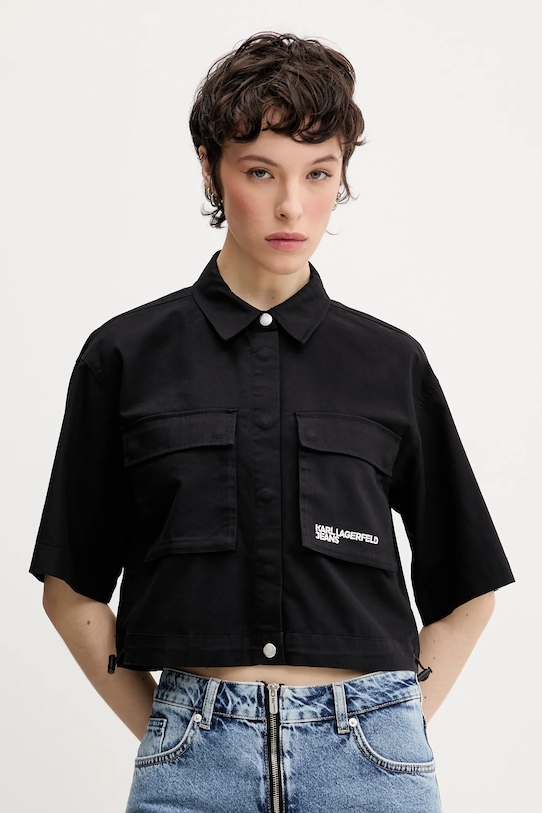

Рубашка Karl Lagerfeld Jeans, черный
