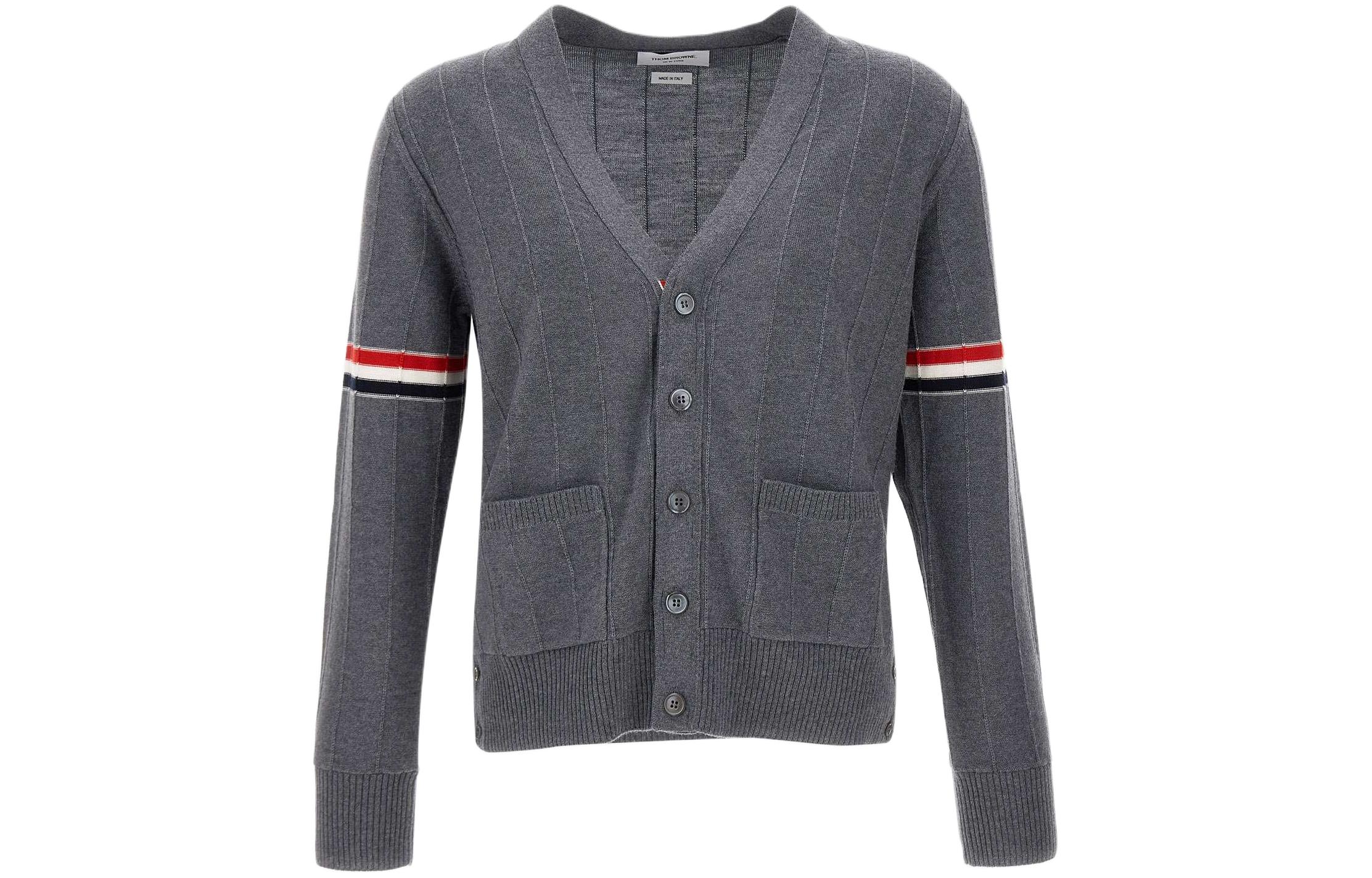 

Серый кардиган на пуговицах THOM BROWNE