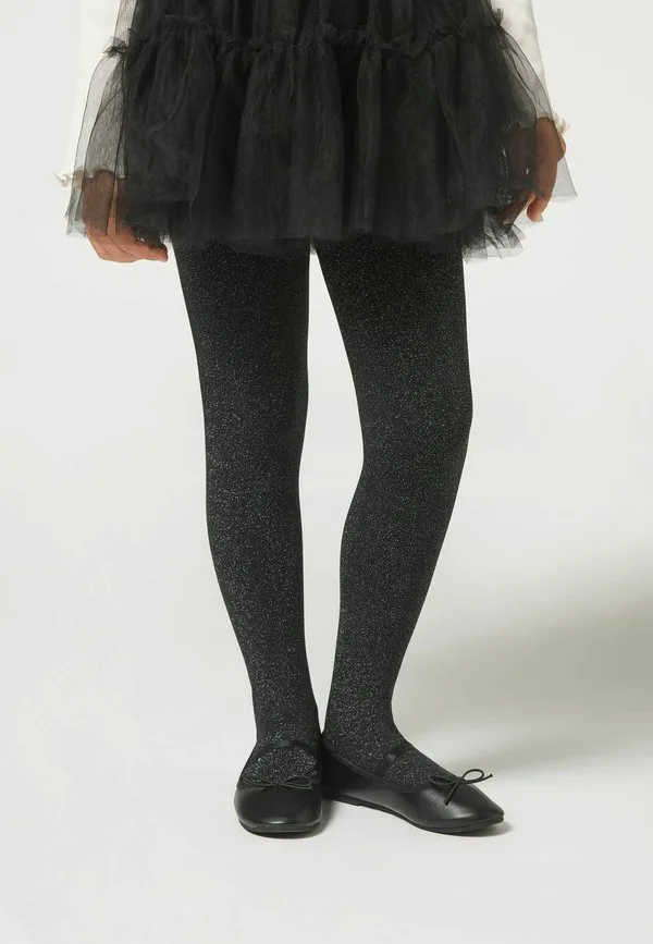 Термоколготки с блестками Calzedonia, Dunkelgrau Nero Argento Glitter