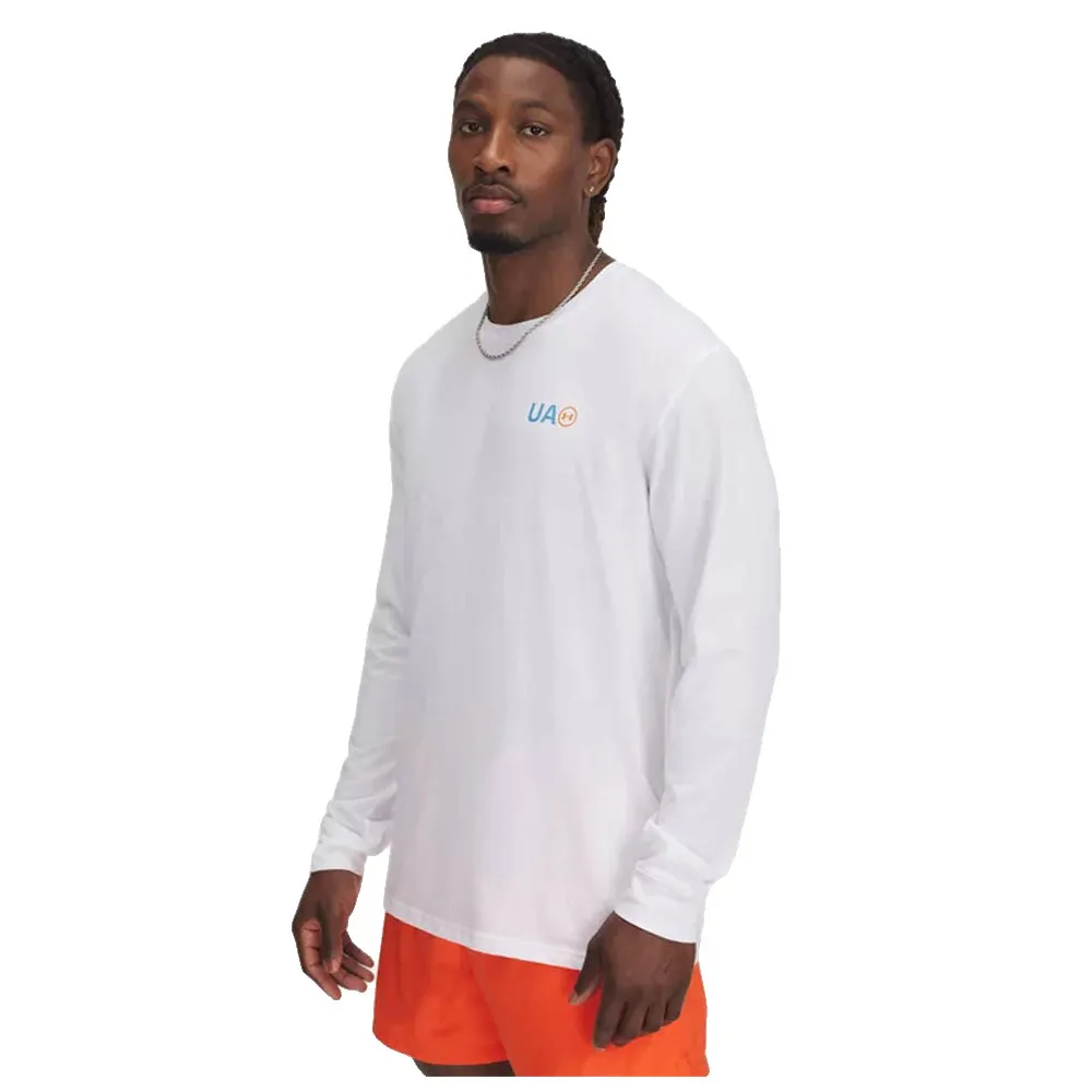 

Лонгслив Under Armour Workwear Logo, белый