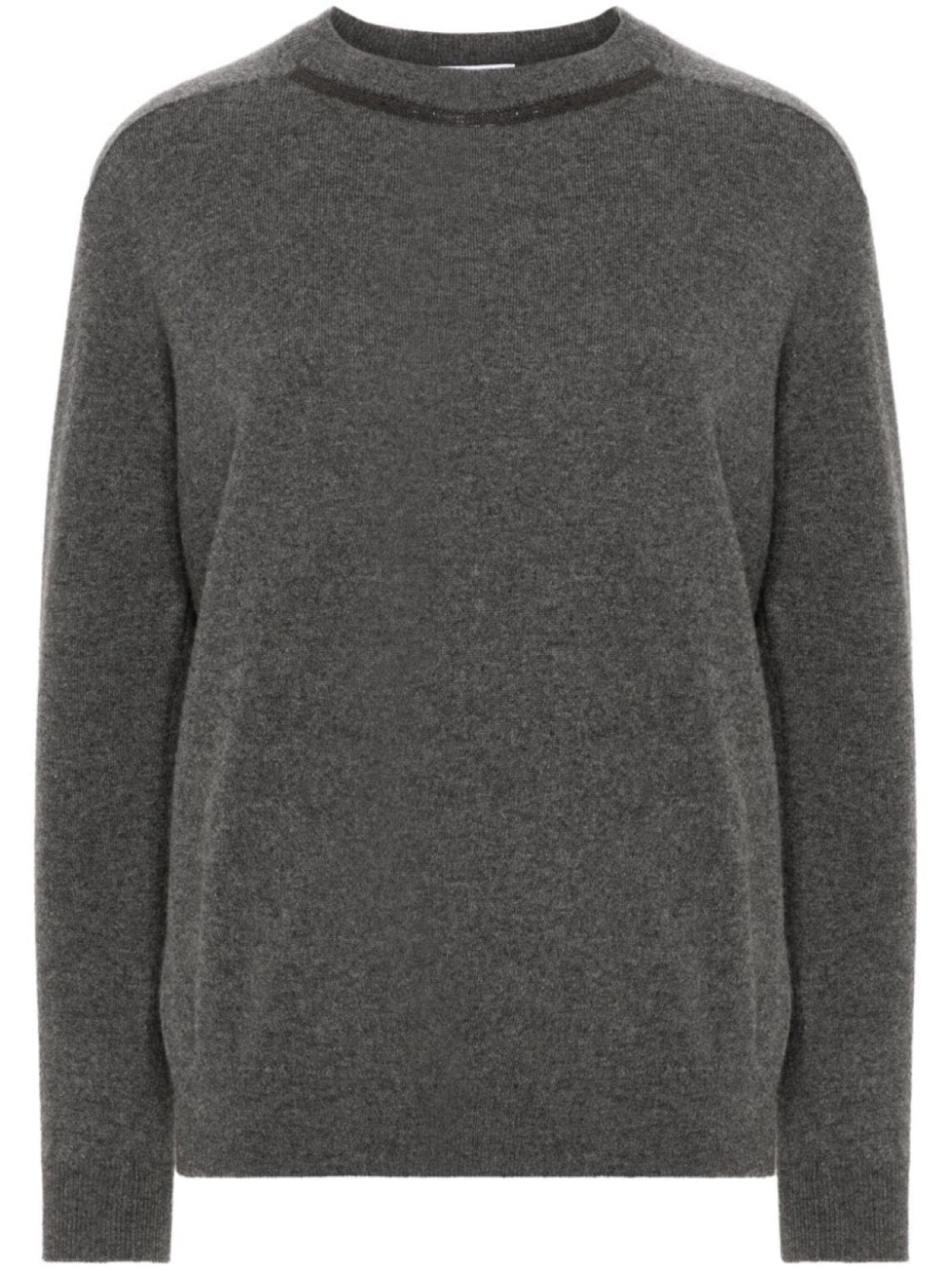 

Brunello Cucinelli джемпер с декором Monili, серый