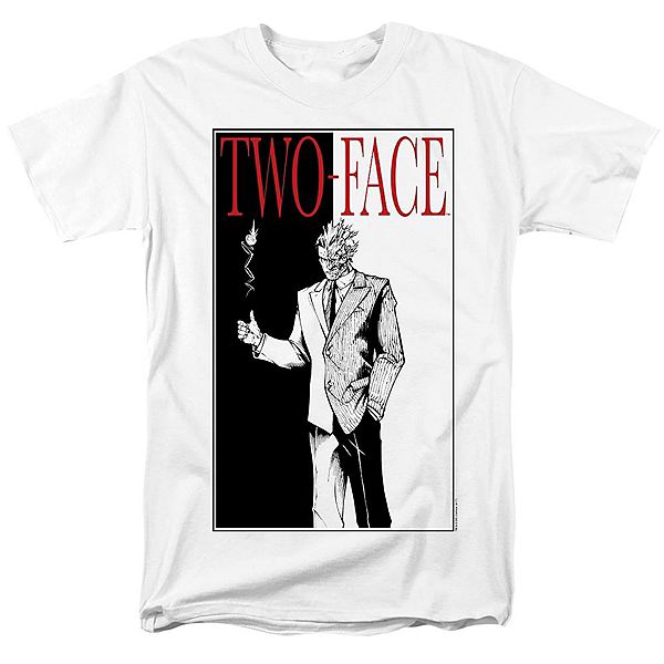 

Футболка с коротким рукавом Batman Two Face для взрослых Licensed Character
