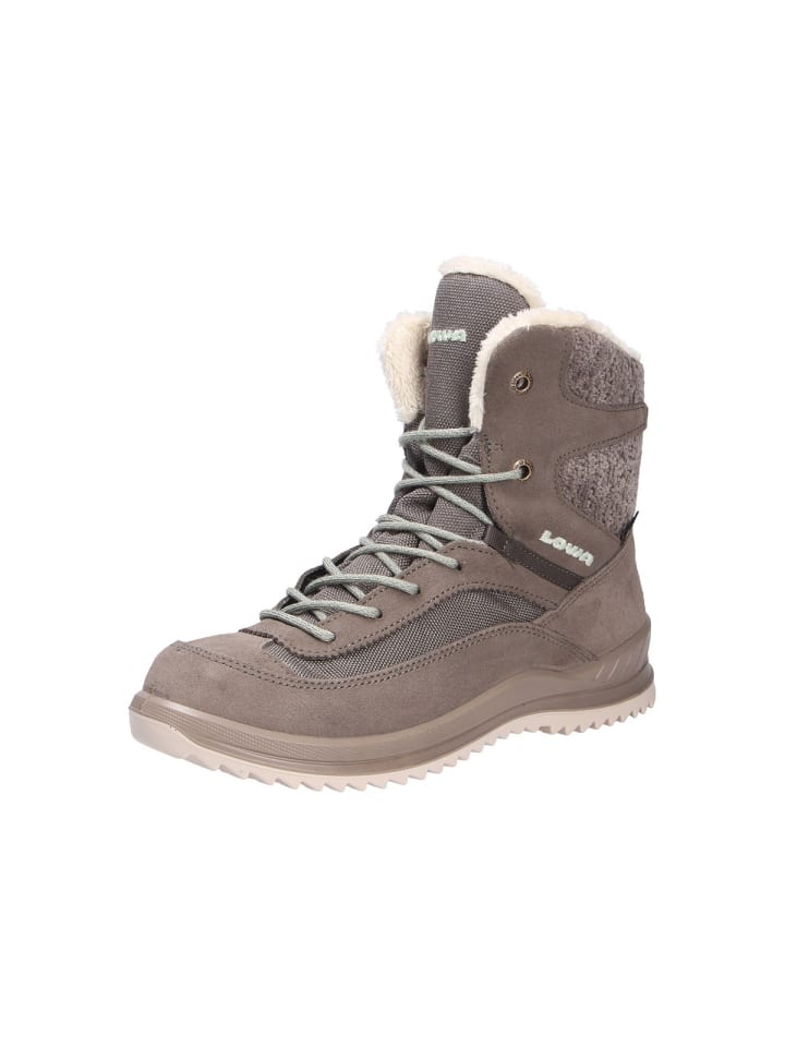 

LOWA Зимние ботинки ELLA GTX HI JR серого цвета