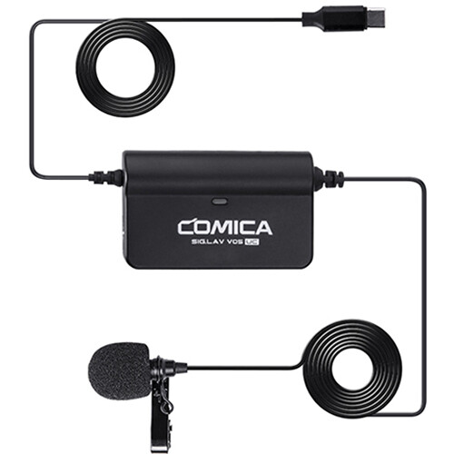 

Всенаправленный петличный микрофон Comica Audio SIG.LAV V05 UC с усилением и мониторингом для устройств Android (USB Type-C)