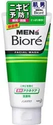 Гель для умывания KAO — Men's Biore Medicated Acnecare Facial Cleanser, 130 г