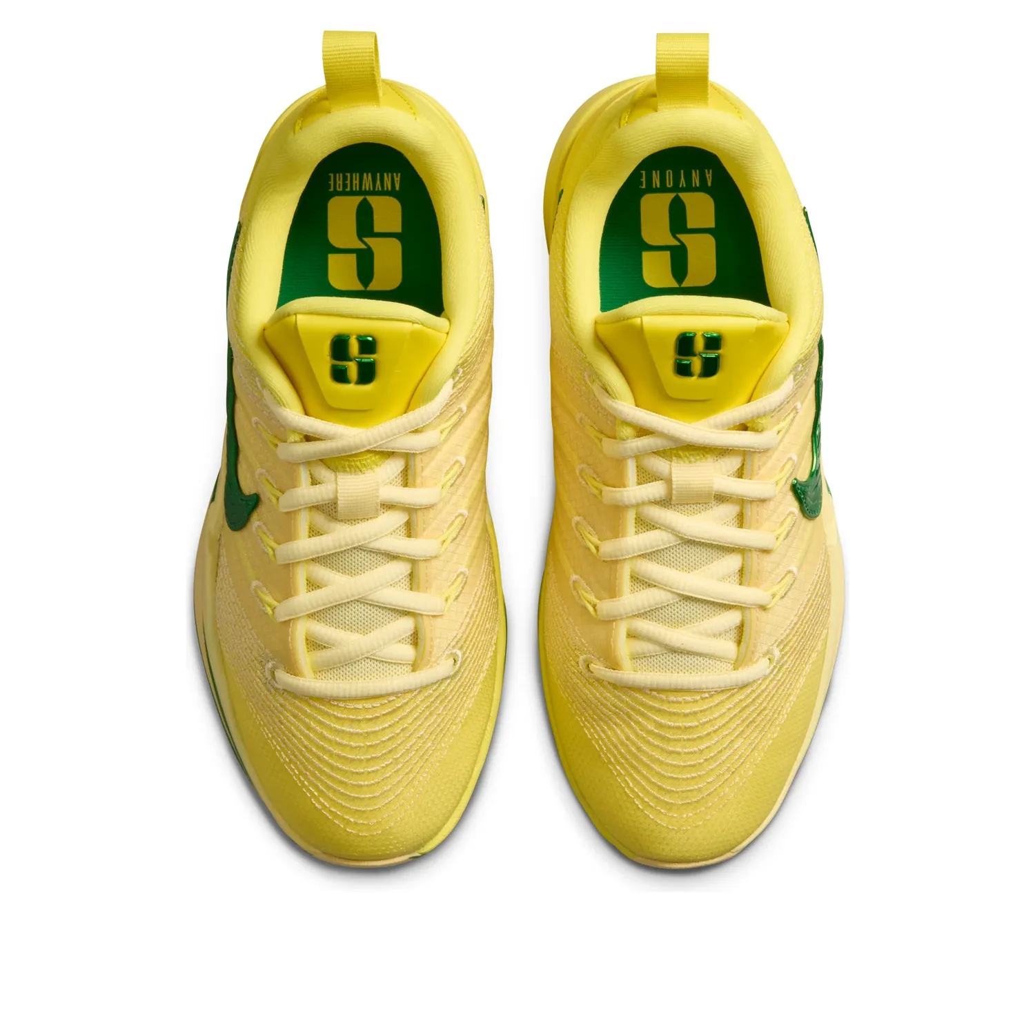 Кроссовки (GS) Nike Babrina 3 'Oregon Ducks', желтый — фото 2