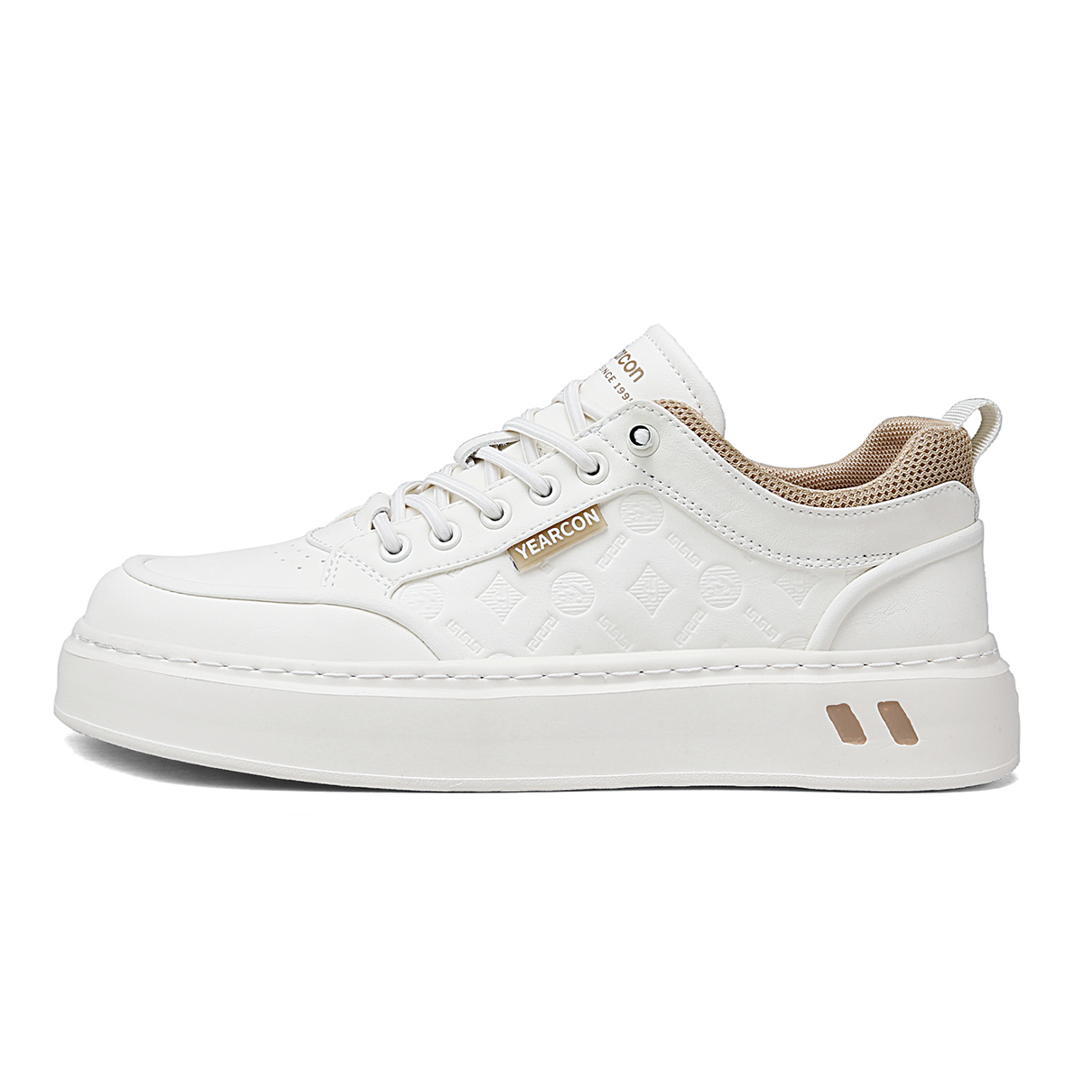 

Низкие мужские кроссовки YEARCON, White Khaki