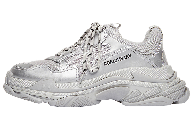 

Кроссовки Balenciaga Triple S, серебряный, Серый, Кроссовки Balenciaga Triple S, серебряный