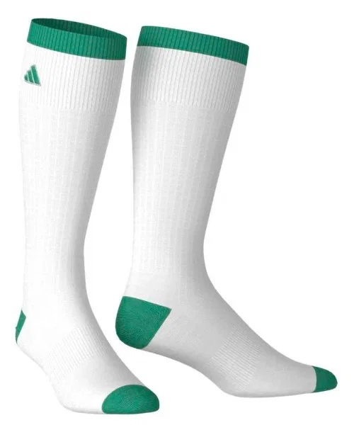 Полосатые амортизирующие носки Adidas до колена — фото 2