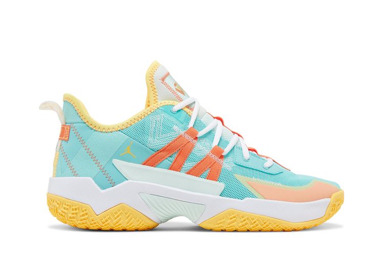 

Кроссовки Jordan One Take 2 'Tropical Twist Turf Orange', бирюзовый