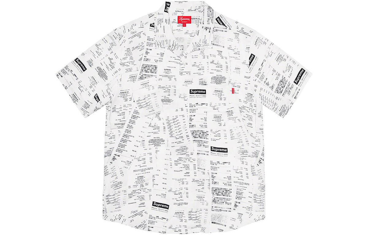 

Осень/Зима 2020 Рубашка Унисекс Supreme, черный