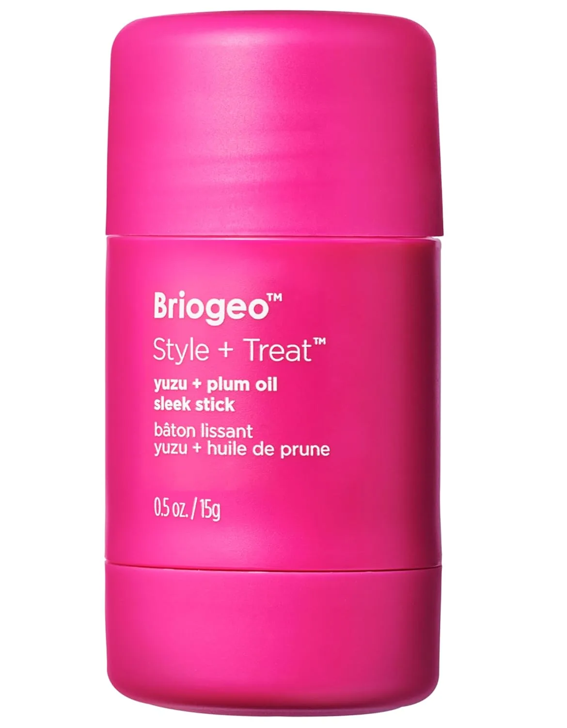 Briogeo Style + Treat Hair Styling Sleek Stick для контроля непослушных волос и гладких укладок, легкий финишный бальзам, без силиконов, веганский, 14 г