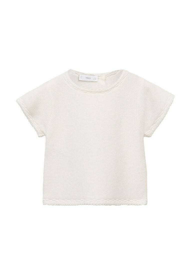 

Футболка с принтом MELISA Mango Kids, слоновая кость