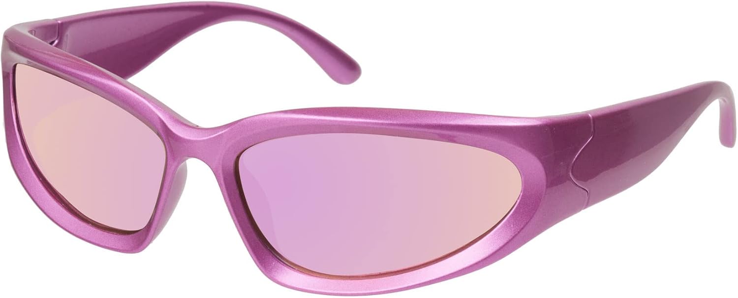 

Солнцезащитные очки mosanana Y2k с поляризованными линзами и обтекаемой формой для женщин, модные овальные солнцезащитные очки Swift, футуристические очки в стиле ретро 2000-х, спортивные солнцезащитные очки MS52245, C6 Purple