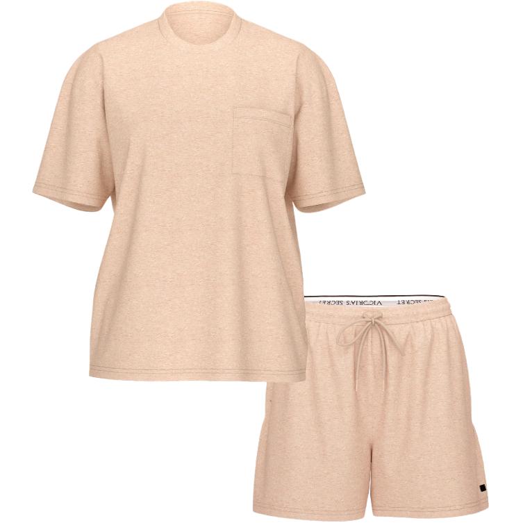 

Пижамный комплект женский абрикосовый Victoria's Secret, Clothing Sets (Apricot)