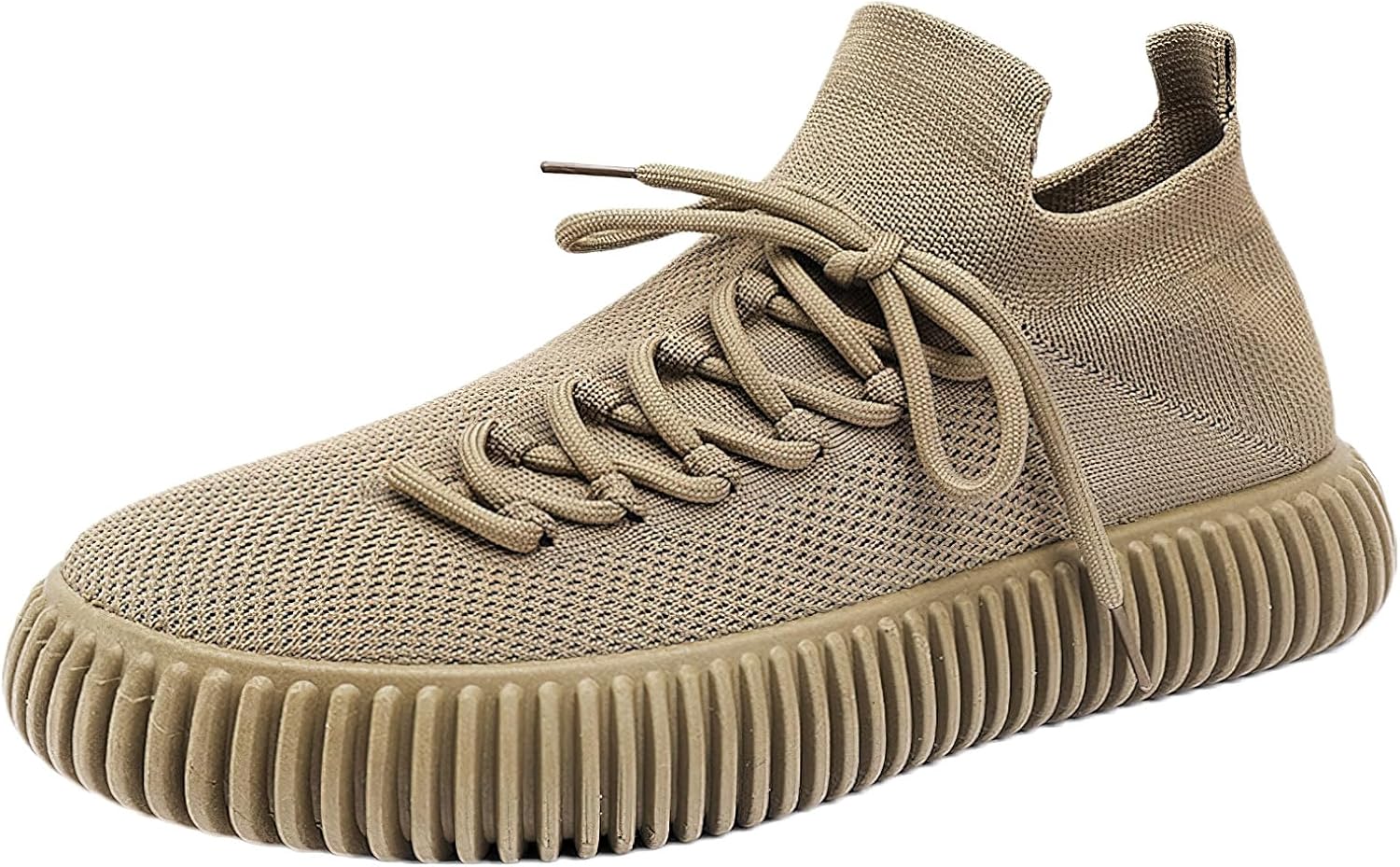 

Мужские уникальные кроссовки с боковой шнуровкой, дышащие модные спортивные обувь Jamron, хаки