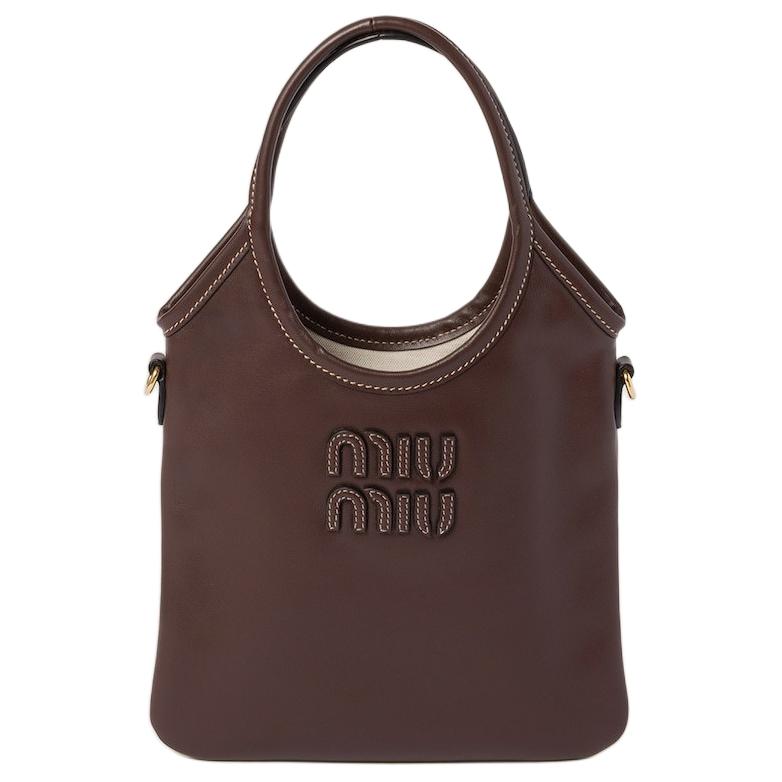 

Кожаная наплечная сумка Ivy, кроссбоди, женская повседневная Heather Phoebe Zhennan MIU MIU, gift set(basic set+box+shopping bag)