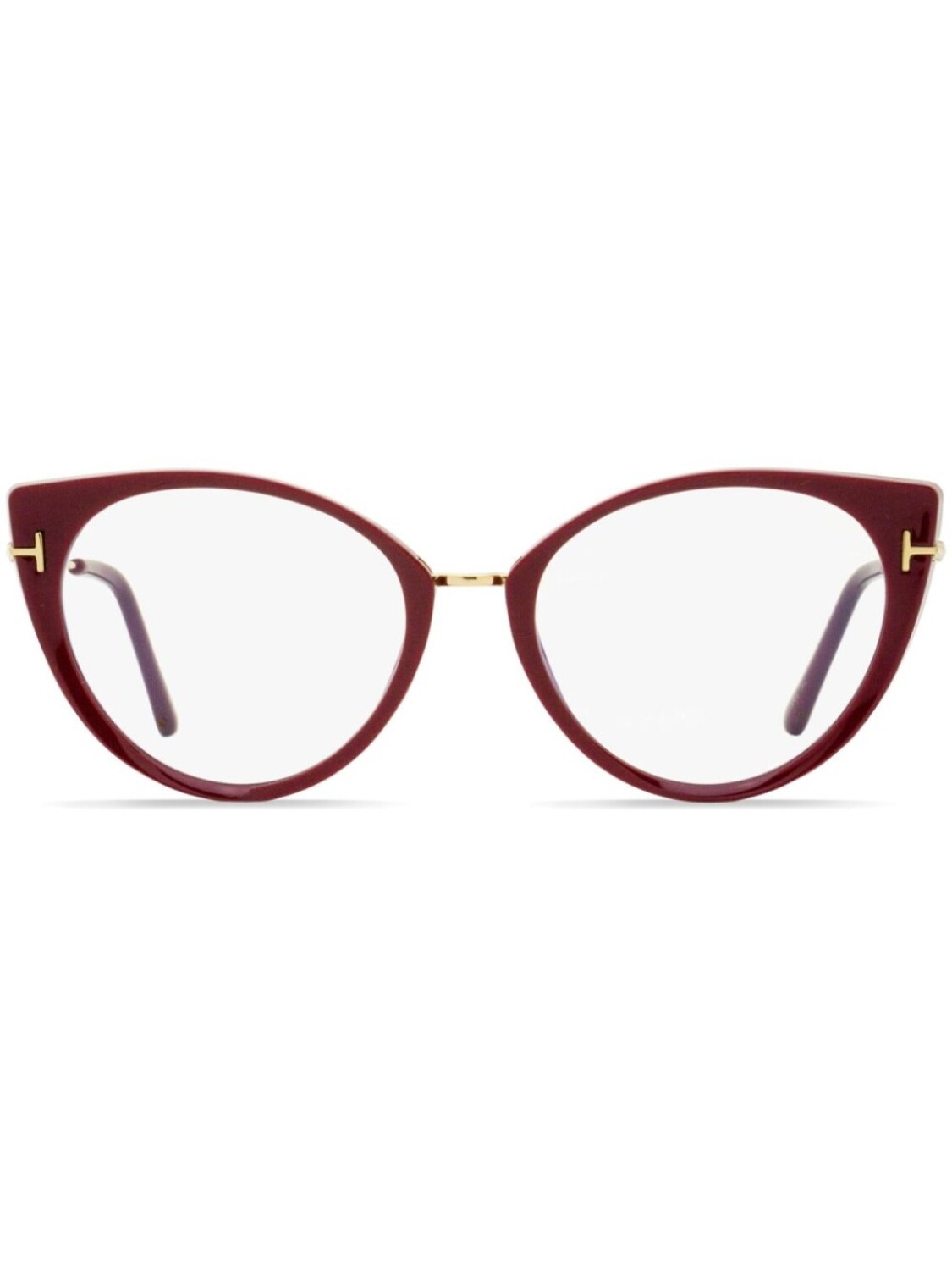 

TOM FORD Eyewear очки Blue Block в оправе 'кошачий глаз', красный