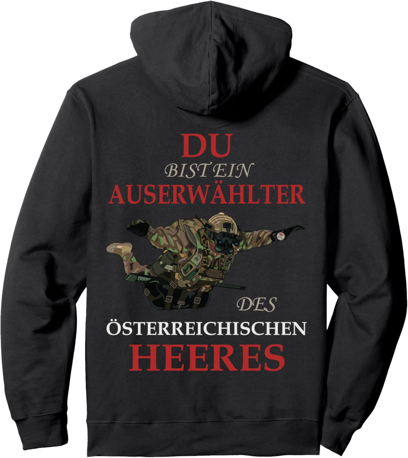 

Худи австрийской армии для парашютистов, черная Austria Paratrooper Osterreichisches Heer, Черный, Худи австрийской армии для парашютистов, черная Austria Paratrooper Osterreichisches Heer