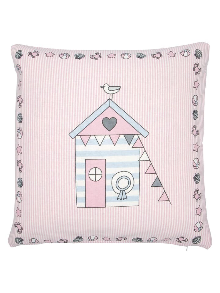 

Подушка Greengate, цвет weiß/pink/blau/grau