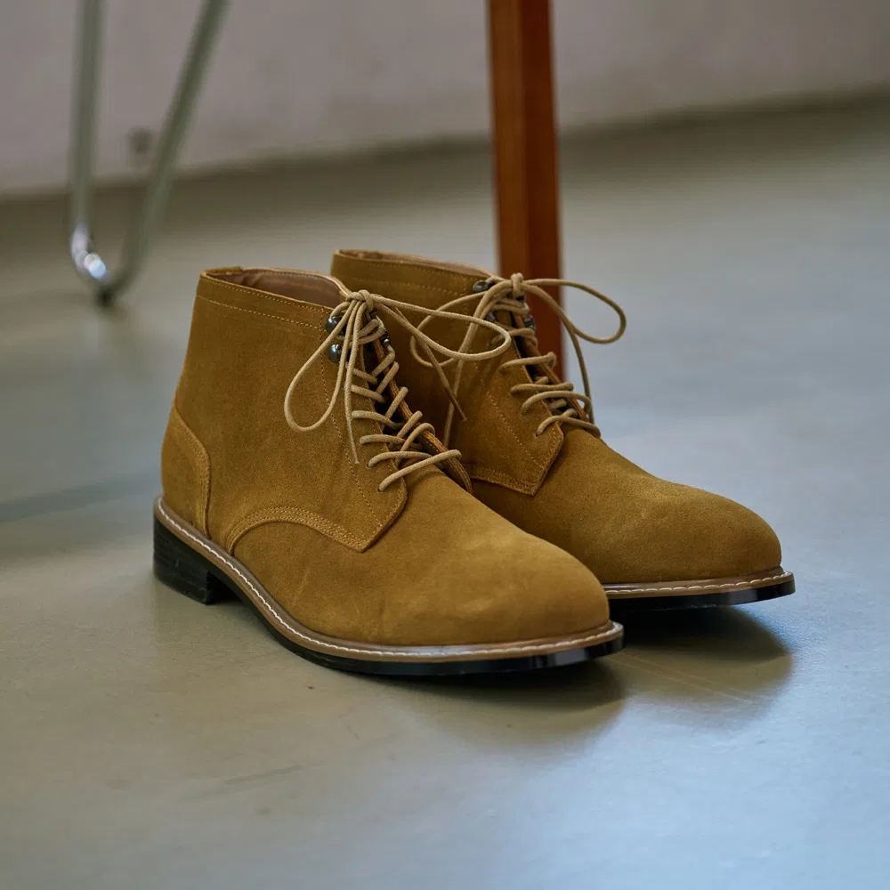 Мужские замшевые военные ботинки Milli Field Boot 4 см от Customade