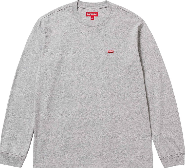 

Лонгслив Supreme Small Box 'Heather Grey', серый