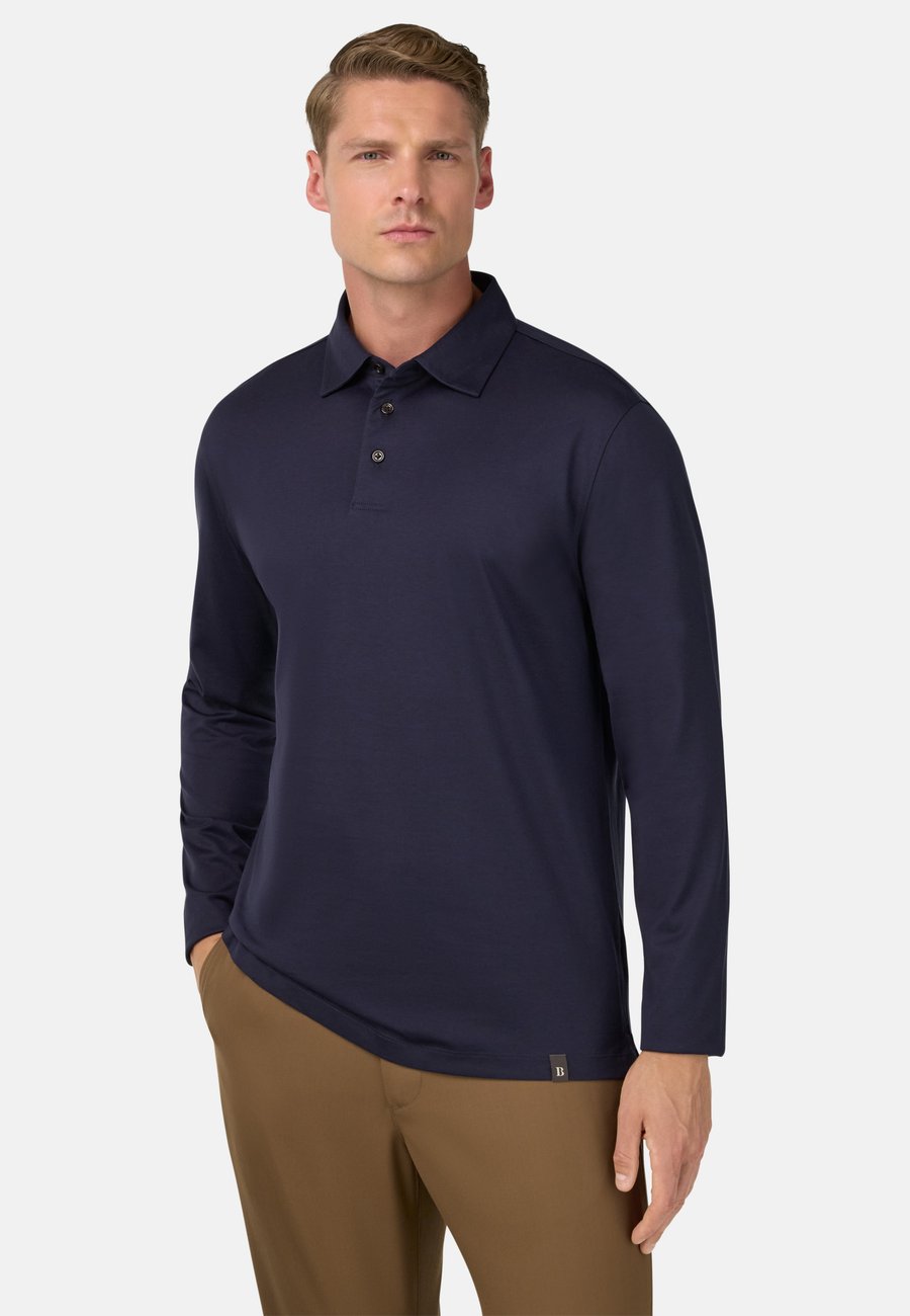

Поло Boggi Milano Polo shirt, Navy Blue/Blue