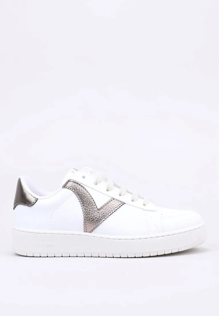 Кроссовки Victoria Low-Top Unisex Madrid, модель 1258201, для взрослых, платиновый — фото 2