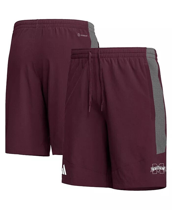 

Мужские шорты Maroon Mississippi State Bulldogs AEROREADY adidas