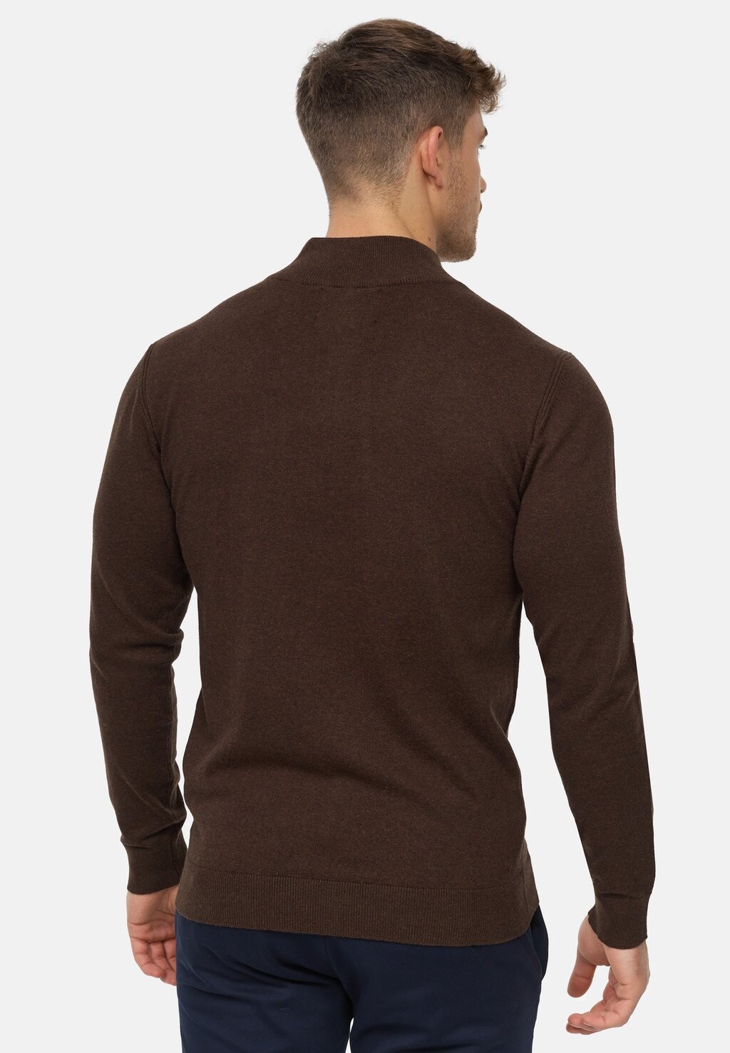 

Вязаный свитер Gore INDICODE JEANS, дк коричневый микс