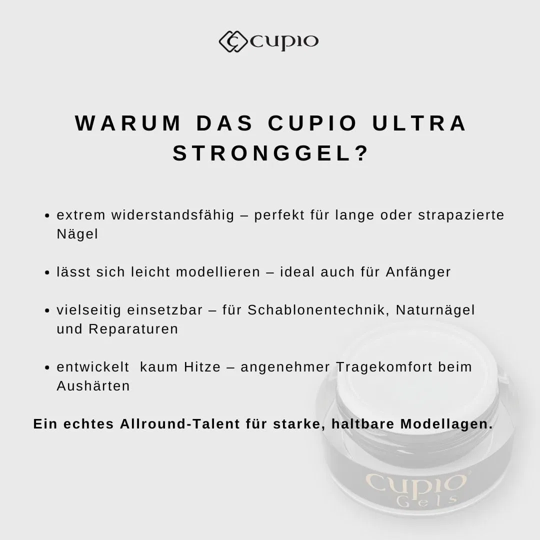 Прозрачный гель для наращивания ногтей «Ultra Strong UV Gel» 15 мл от Cupio Cupio — фото 4