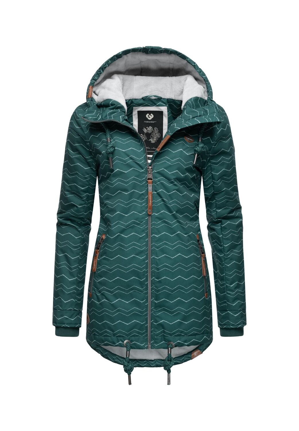 

Зимняя куртка Зузка Зима Ragweartm, цвет Dark Green Zig