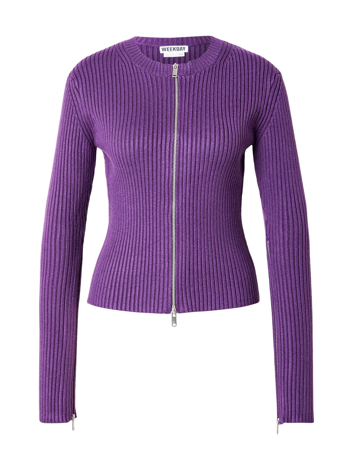 

WEEKDAY Кардиган 'Genie' вязаный, фиолетовый