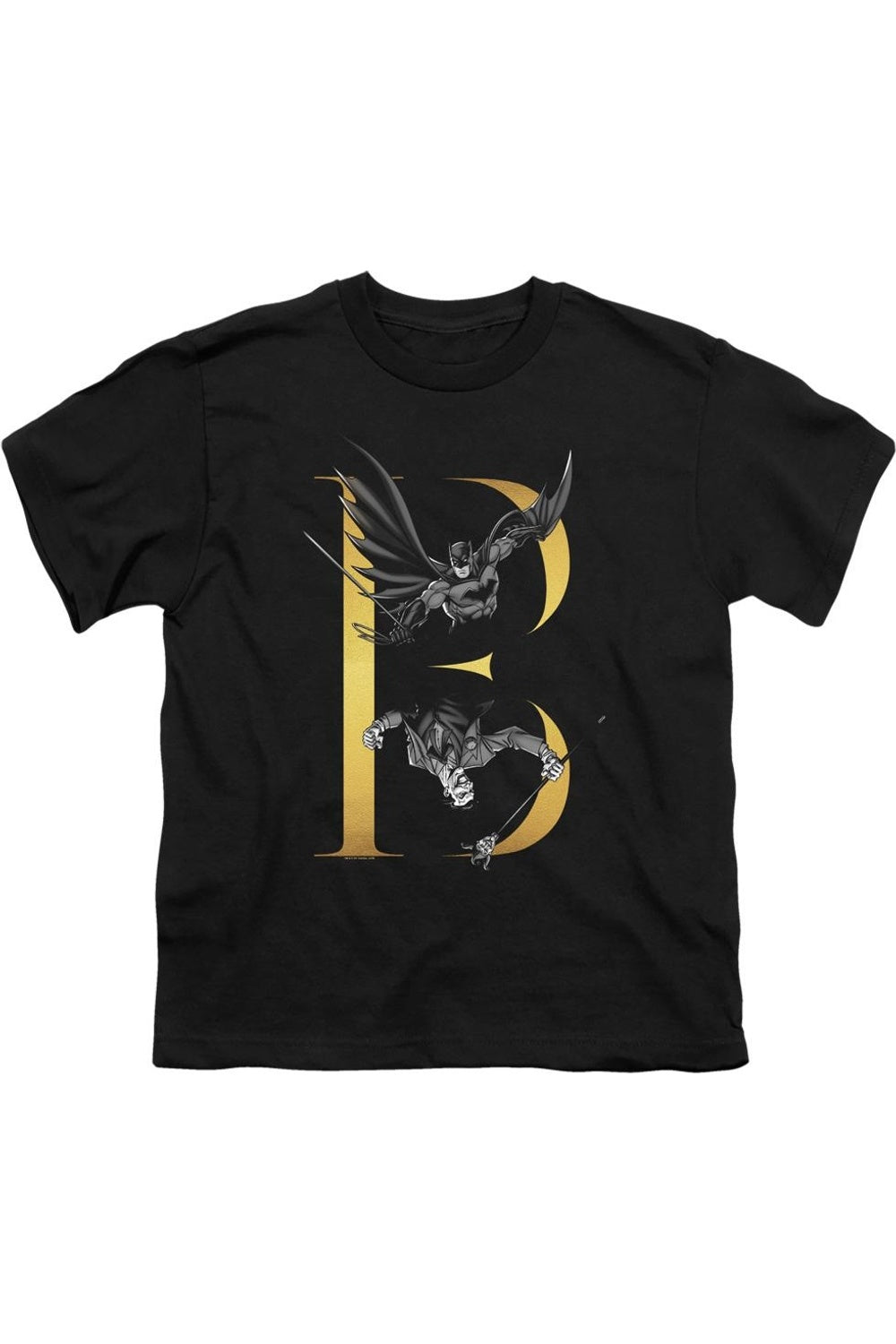 

Футболка Batman B с коротким рукавом для детей Gildan, черный