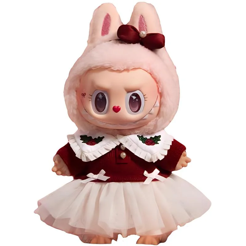 

Фигурка Pop Mart Labubu The Monster Shimmering Fairy Tale Collection MOKOKO Christmas Rubber Plush Trendy Figures, 18 см