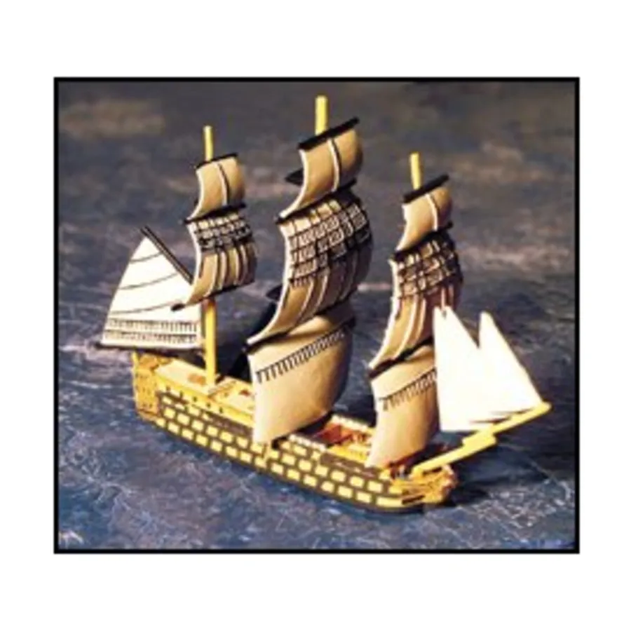 

98-пушечный корабль - Бойн, Micronauts - Napoleonic Era Sailing Ships - Full Sail Sets (1:1200)