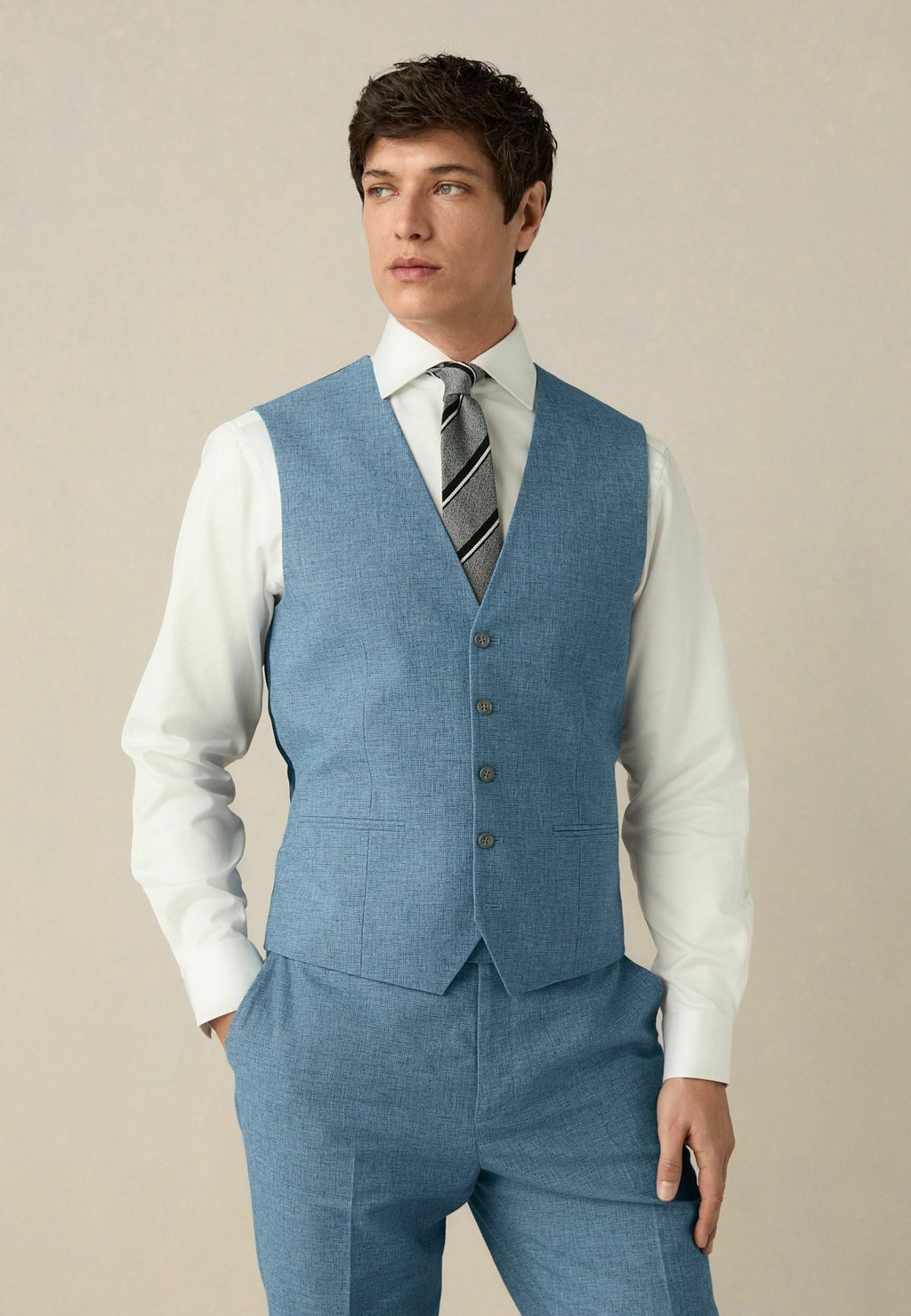 

Жилет REGULAR FIT - Suit waistcoat Next, синий