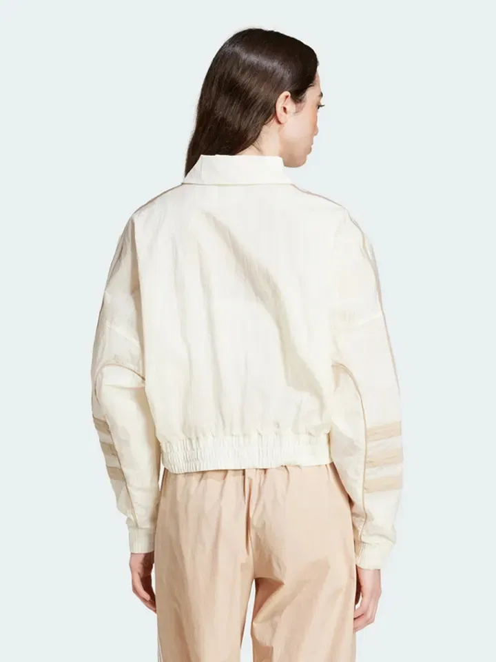 Тренировочная куртка, легкая, Adidas, кремовый — фото 2
