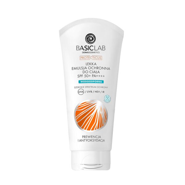 

Легкий защитный лосьон для тела с spf50+/pa++++, 100 мл Basiclab Protecticus