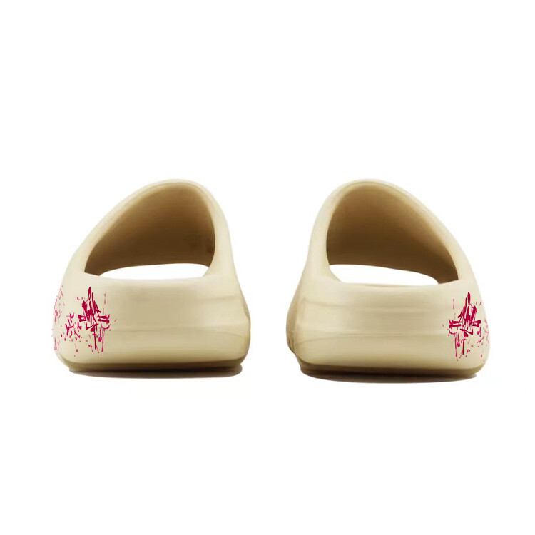 Шлепанцы Yeezy Slide унисекс бежевые Adidas Originals — фото 4
