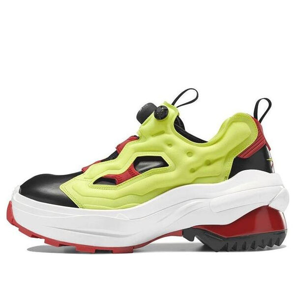 

Кроссовки maison margiela x tabi instapump fury oxford 'yellow' Reebok, черный