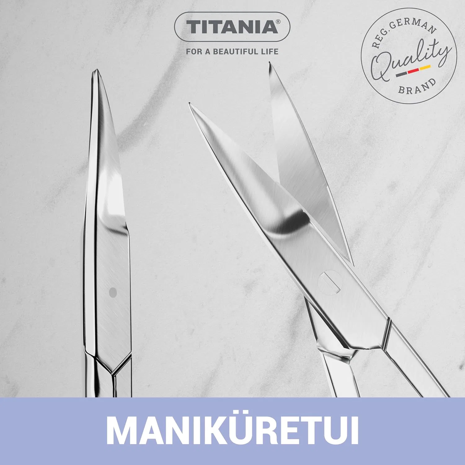 Маникюрный набор TITANIA в кожаном чехле (3 предмета) ‎Titania — фото 3