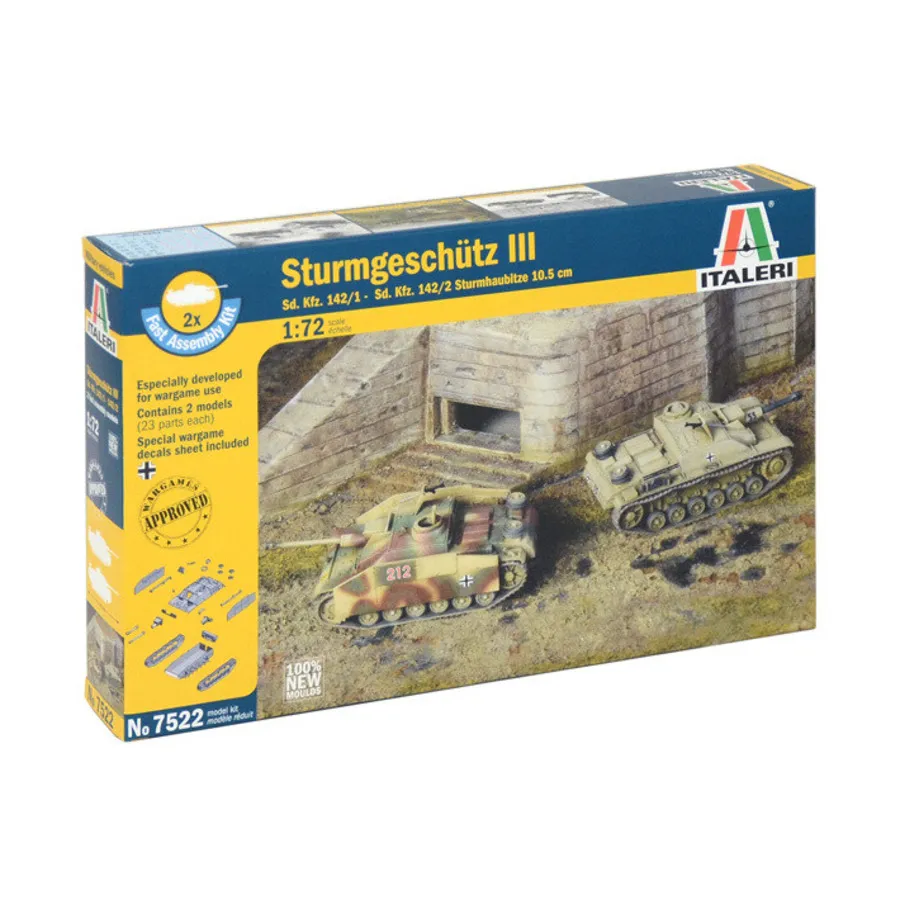 

Штурмгешуц III, Military Vehicles (1:72) (Italeri)