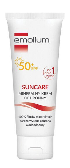 

Эмолиум, Suncare, минеральный защитный крем, SPF 50+, 50 мл Emolium