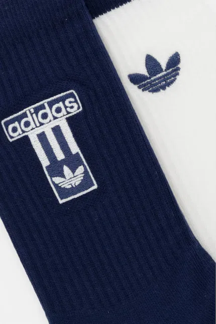 Носки 2 шт длинные Adidas Originals, белый — фото 2