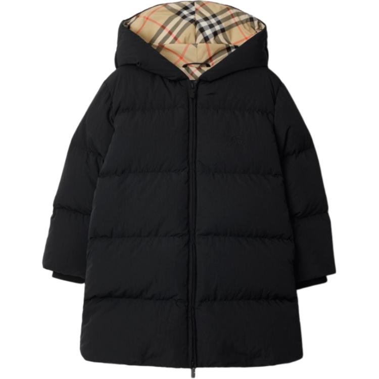 

Куртка пуховая FW24 черная детская Burberry