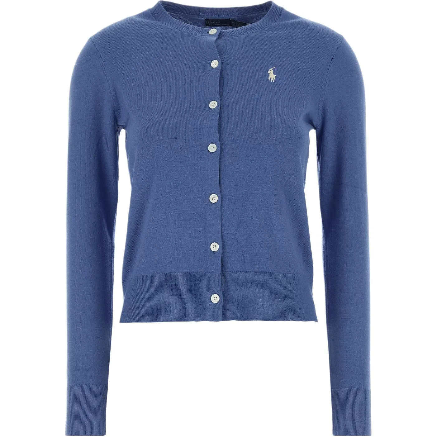 Кардиган на пуговицах с длинным рукавом Polo Ralph Lauren, синий