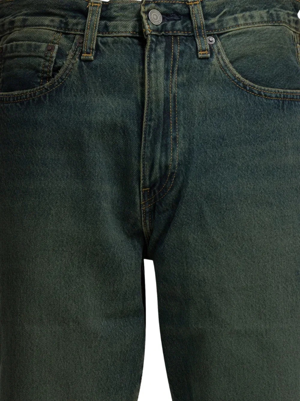 Свободные прямые джинсы 568 Levi's, зеленый — фото 3