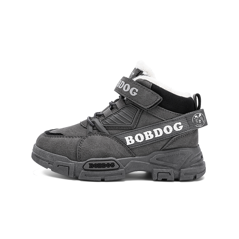 

Детские утепленные ботинки Kids BOBDOG, серый