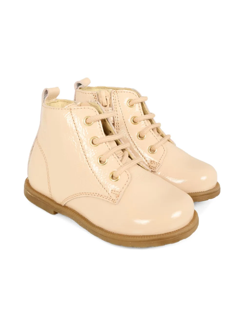 

Лакированные ботинки на шнуровке Falcotto, розовый